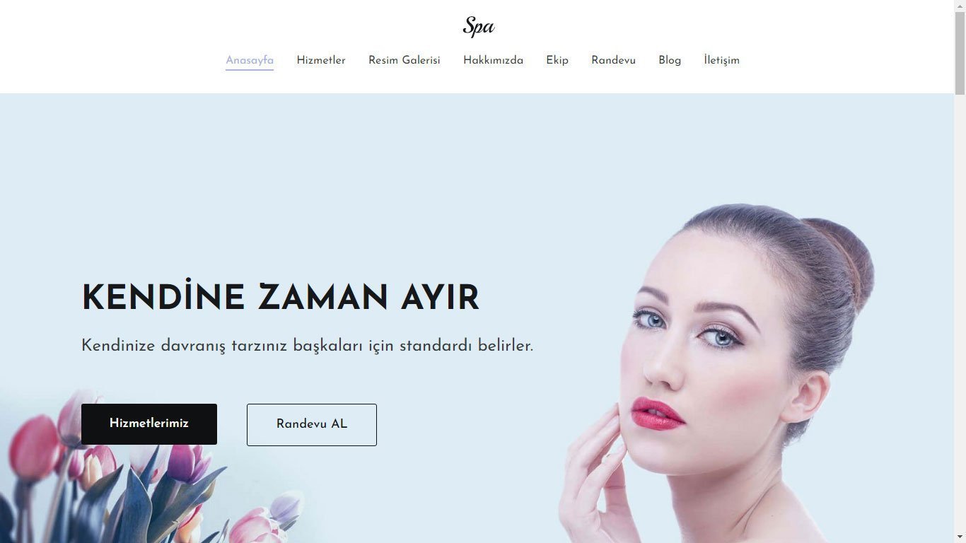 Tema 16 - Spa Web Tasarım - Hızlı Web- Ucuz Kurumsal Web Site Tasarım