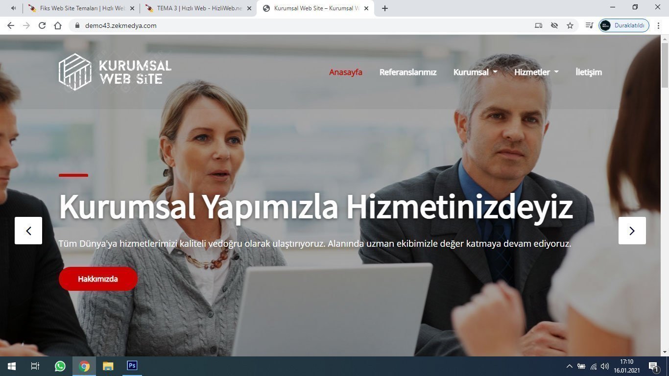 Tema 3 - Ucuz ve Kaliteli web site tasarım, sliderlı