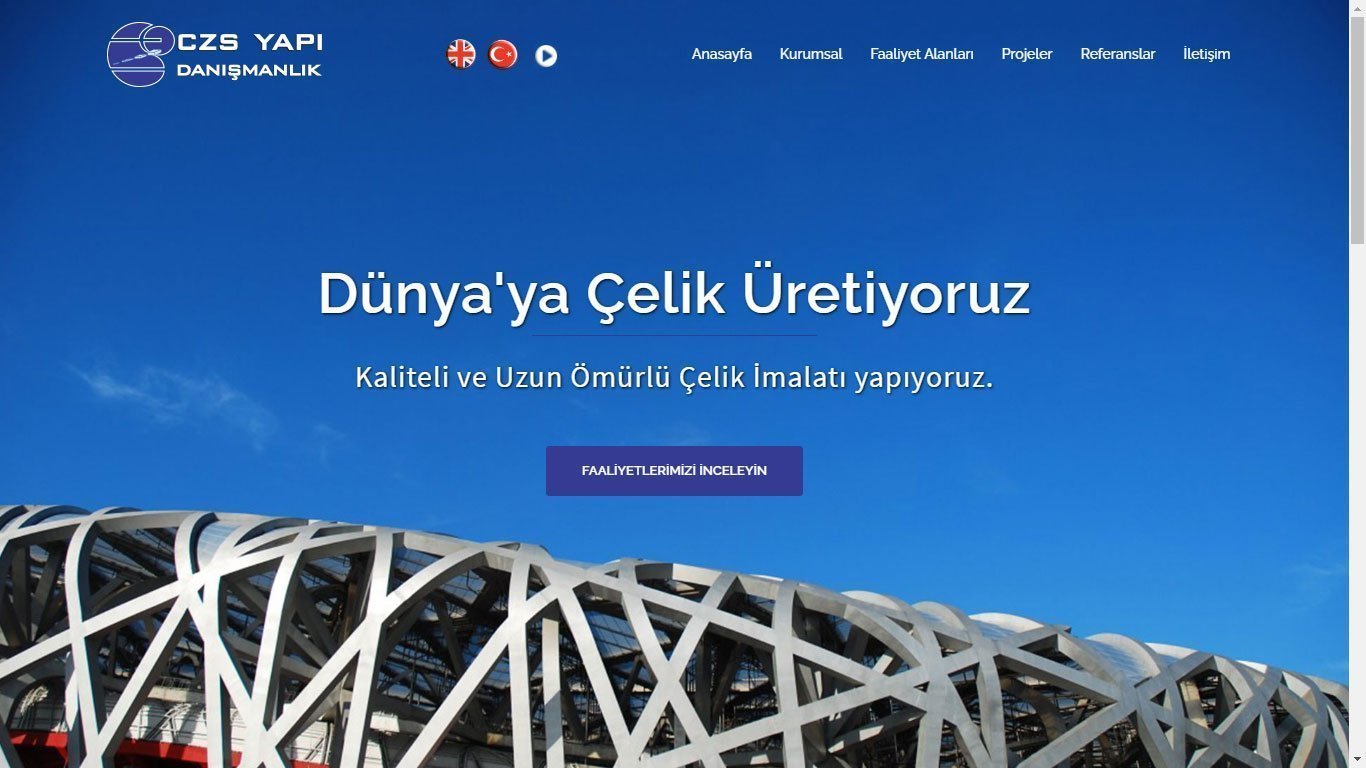 Tema 52 - Hızlı Web - Çelik Sektörü Kurumsal Web Tasarım